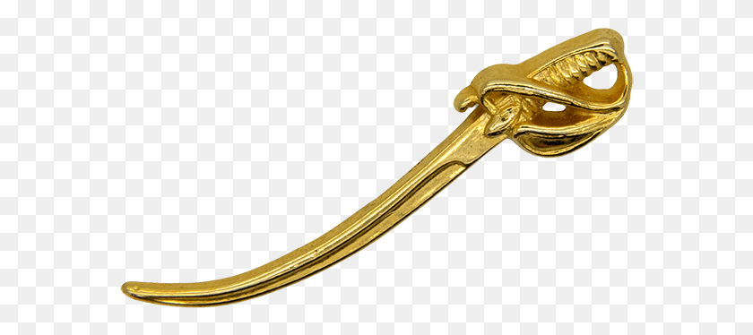 574x314 Sword Pin Gold Body Jewelry, Weapon, Weaponry, Knife HD PNG Download