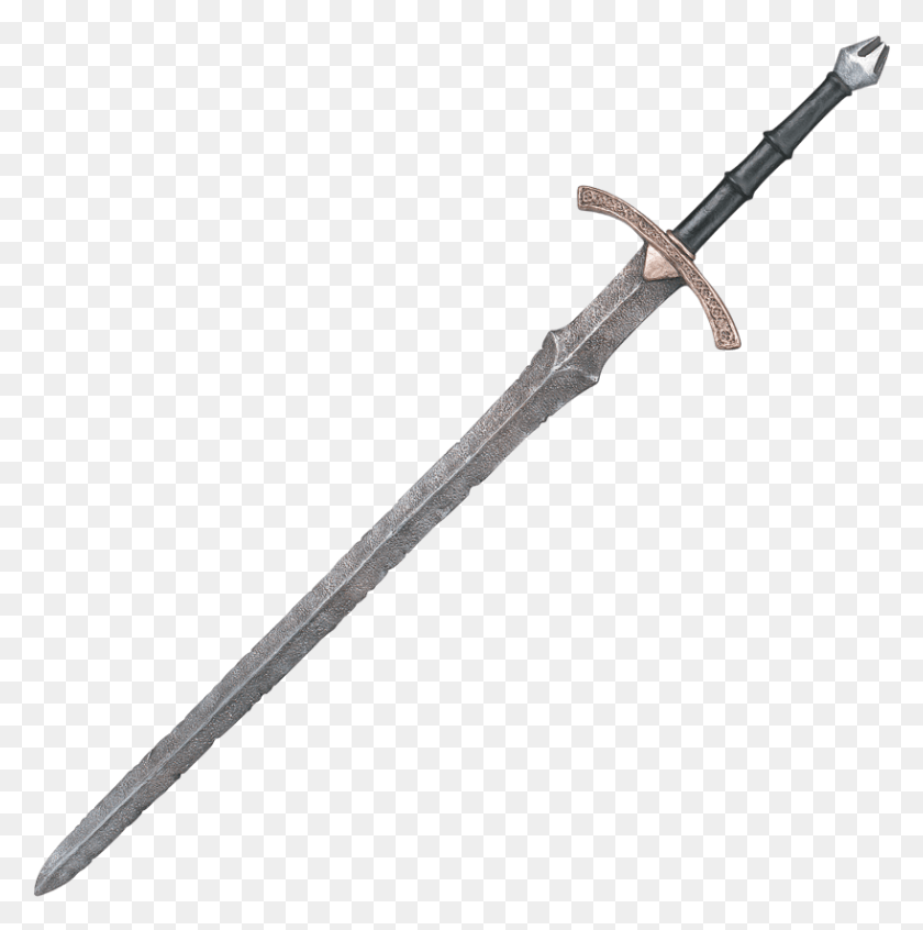 818x825 Sword Spade Signore Degli Anelli, Blade, Weapon, Weaponry HD PNG Download