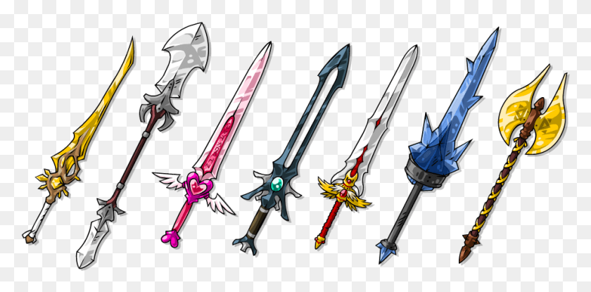 958x437 Sword Vector Fantasy Ebf 5 Weapons, Weapon, Weaponry, Blade HD PNG Download