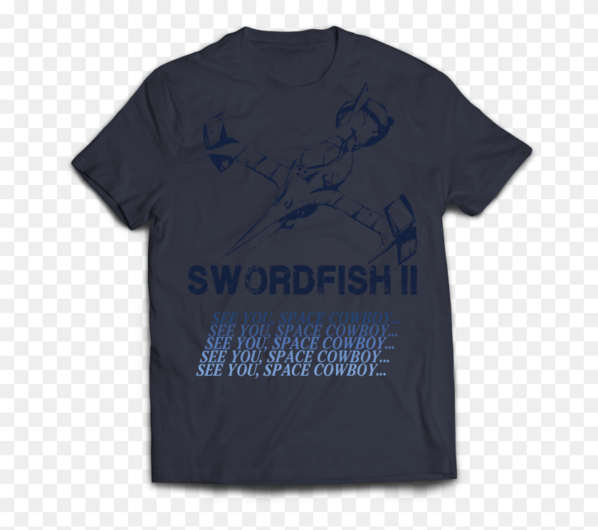 671x685 Swordfish Thala T Shirt, Clothing, Apparel, T-shirt HD PNG Download