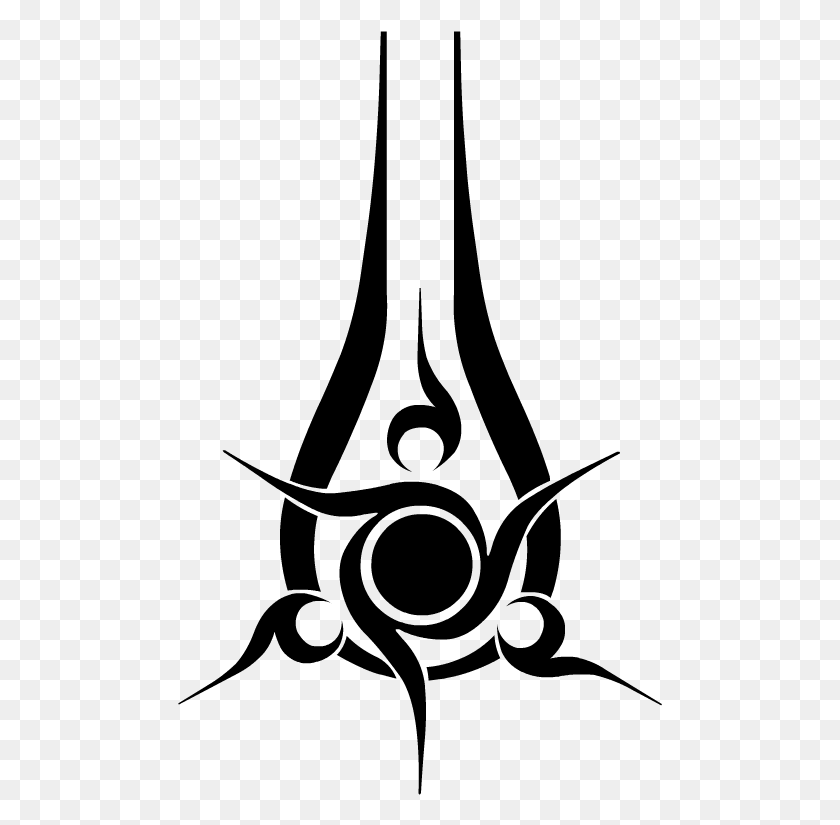 485x765 Swords Of Sanghelios Symbol, Gray, World Of Warcraft HD PNG Download