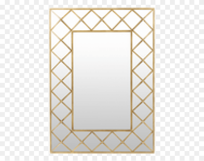 437x601 Sy Mirror Gold Mirror, Rug HD PNG Download