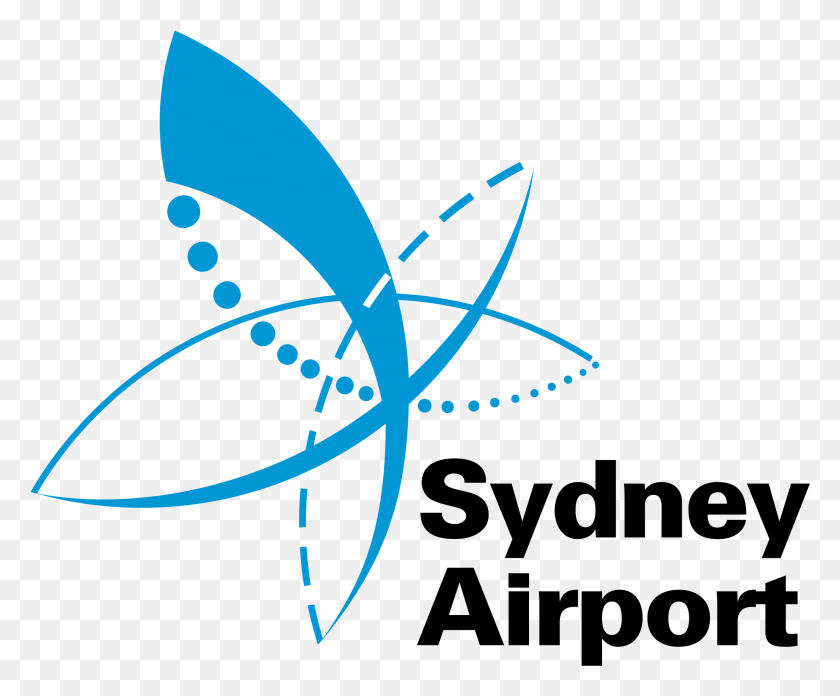 2093x1707 Sydney Airport Logo Transparent Graphic Design, Logo, Symbol, Trademark HD PNG Download