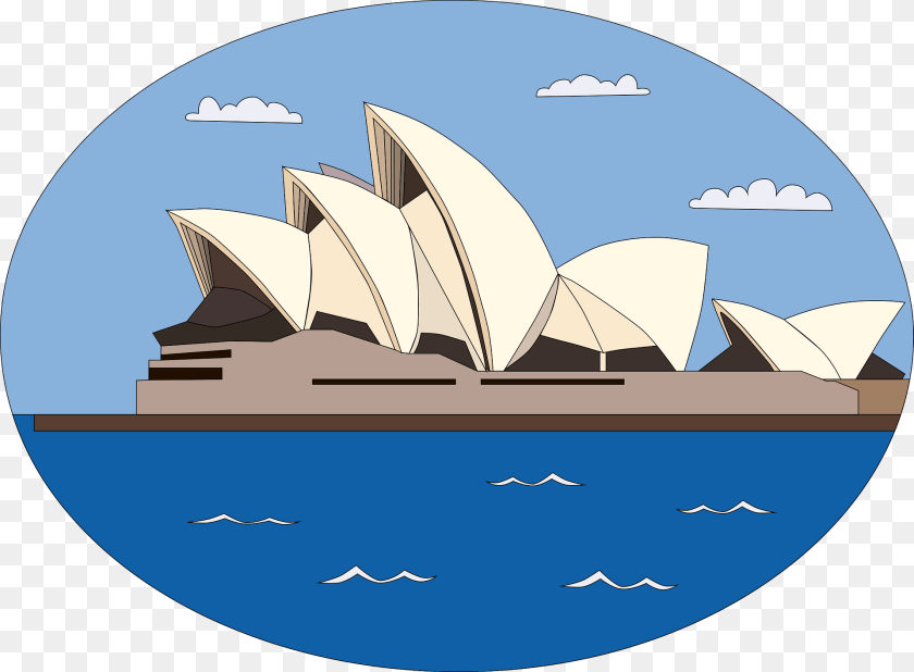 Sydney Opera House Clipart, Architecture, Building, Opera House, Animal Sticker PNG
