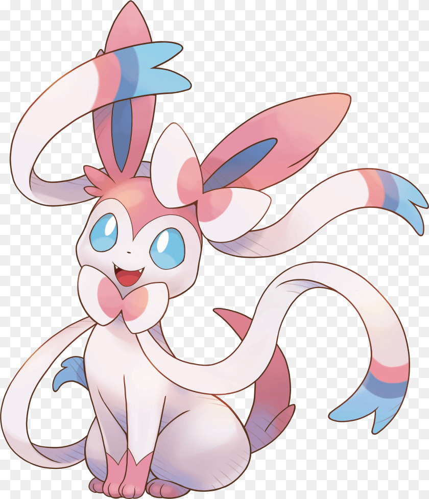 3993x4646 Sylveon The Eeveelutions Pokemon Sylveon Clipart PNG