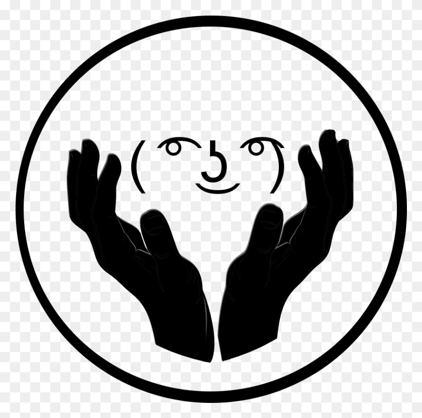 820x811 Symbol Of Lennyism Hand Silhouette, Finger HD PNG Download