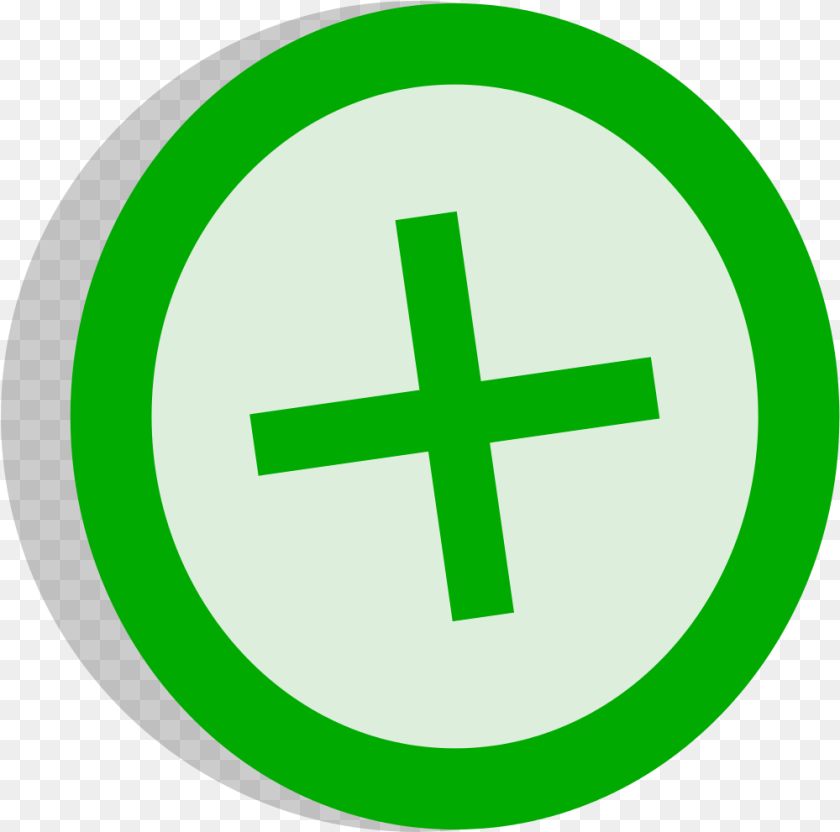 Symbol Strong Support Vote Vote Symbol In Colour, Cross, Green, First Aid, Sign Sticker PNG