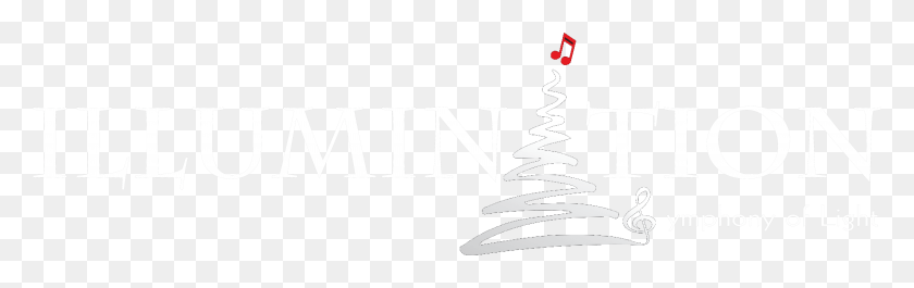 6875x1807 Symphony Of Light Logo Christmas Tree, Text, Handwriting, Calligraphy HD PNG Download