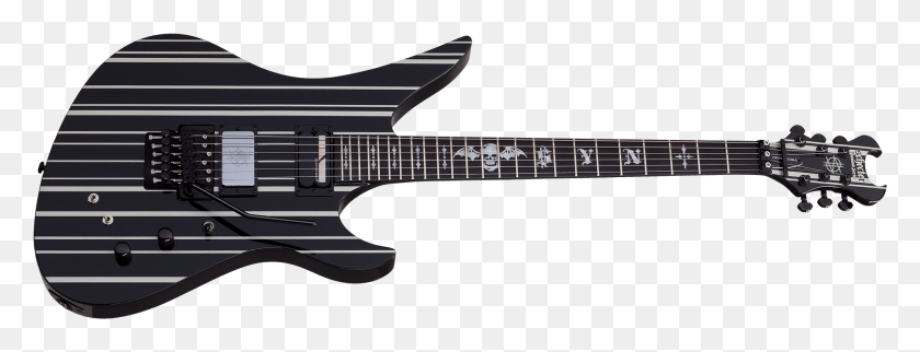 1993x671 Synyster Custom S, Гитара, Досуг, Музыкальный Инструмент Hd Png Скачать