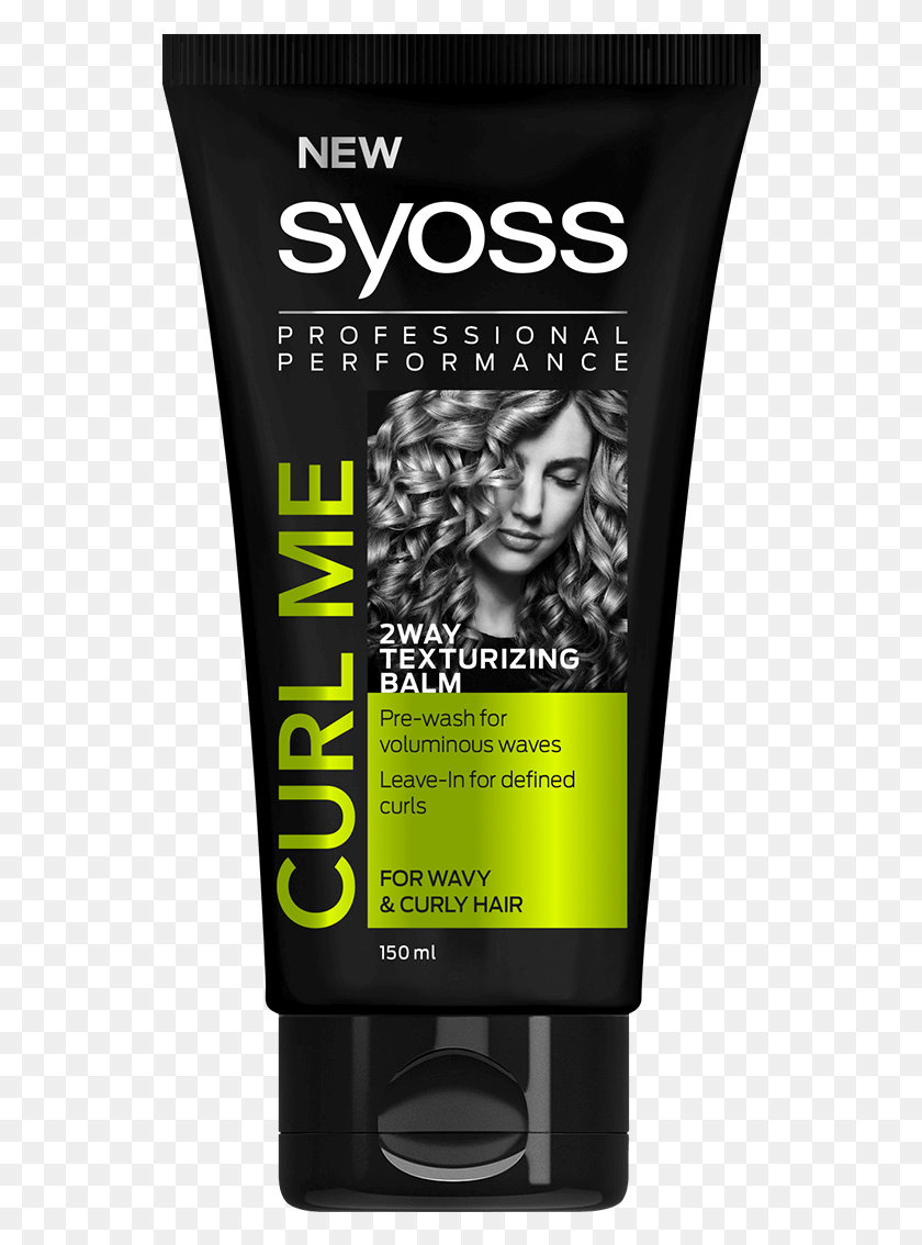546x1074 Syoss Com Care Curl Me Tube Syoss, Person, Human, Bottle HD PNG Download