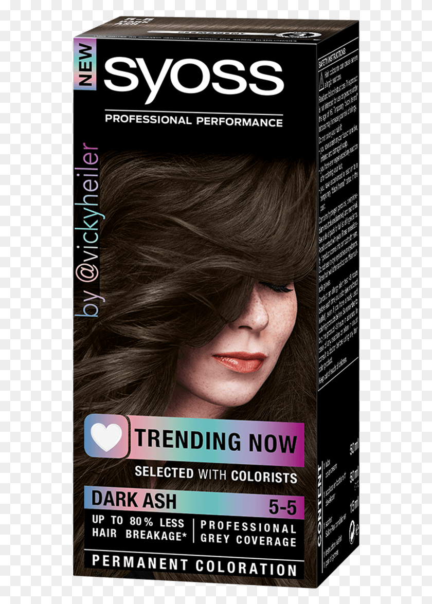 558x1115 Descargar Png Syoss Com Color Trending Now 5 5 Dark Ash Syoss Red Hair Color, Poster, Publicidad, Flyer Hd Png