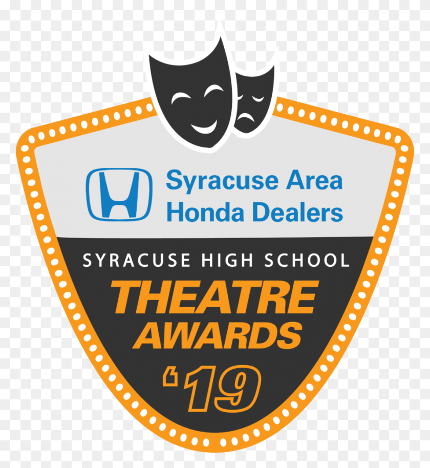 889x974 Syracuse High School Theatre Awards Emblem, Label, Text, Logo Descargar Hd Png