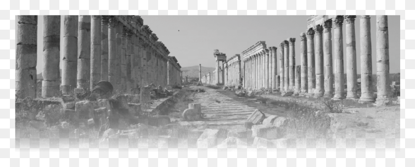 1025x366 Сирия Отчет Баннер Изображение Апамея Сирия, Архитектура, Здание, Храм Hd Png Скачать