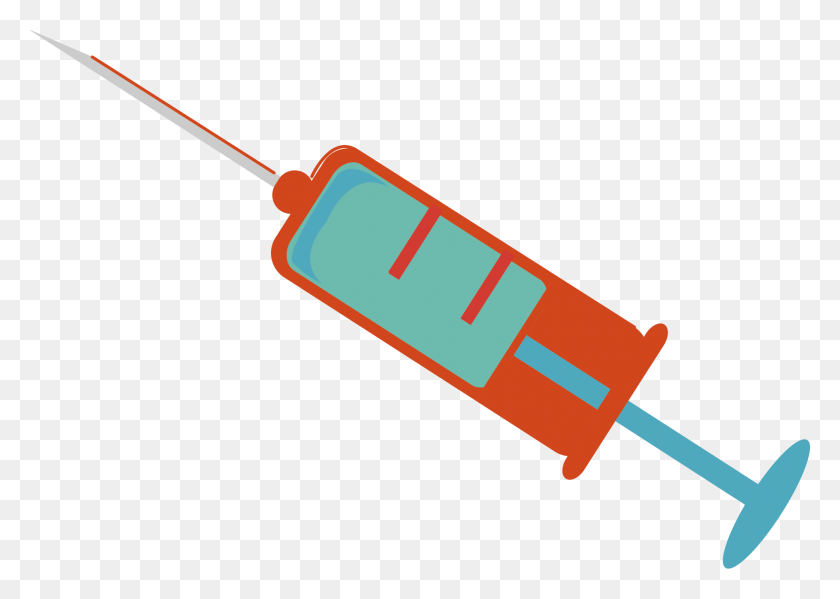 1887x1304 Syringe Clipart Material Pharmaceutical Drug, Injection, Dynamite, Bomb HD PNG Download