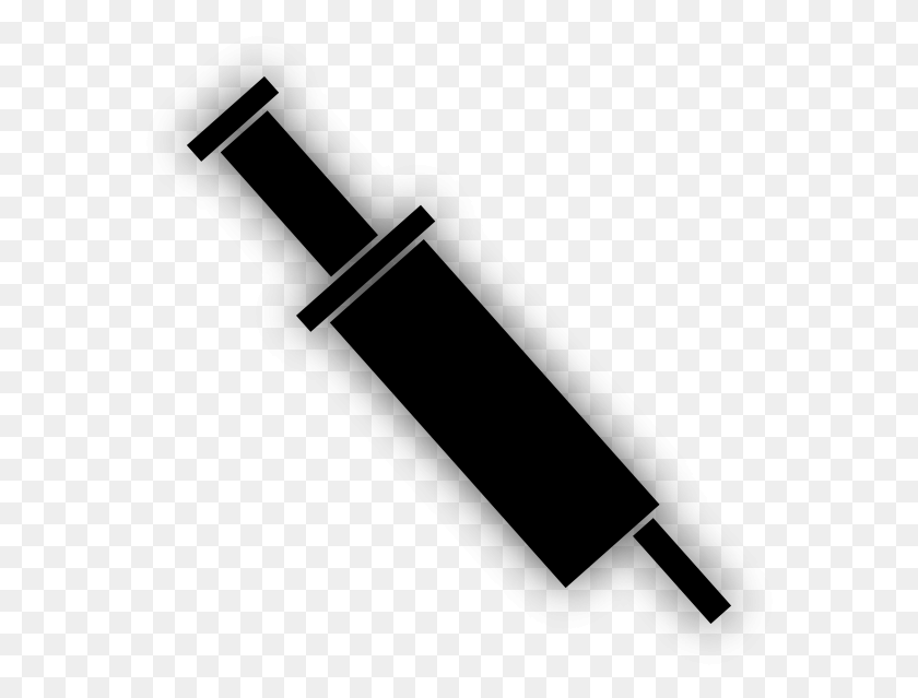 590x579 Syringe Svg Clip Arts 594 X 597 Px, Gray, World Of Warcraft HD PNG Download