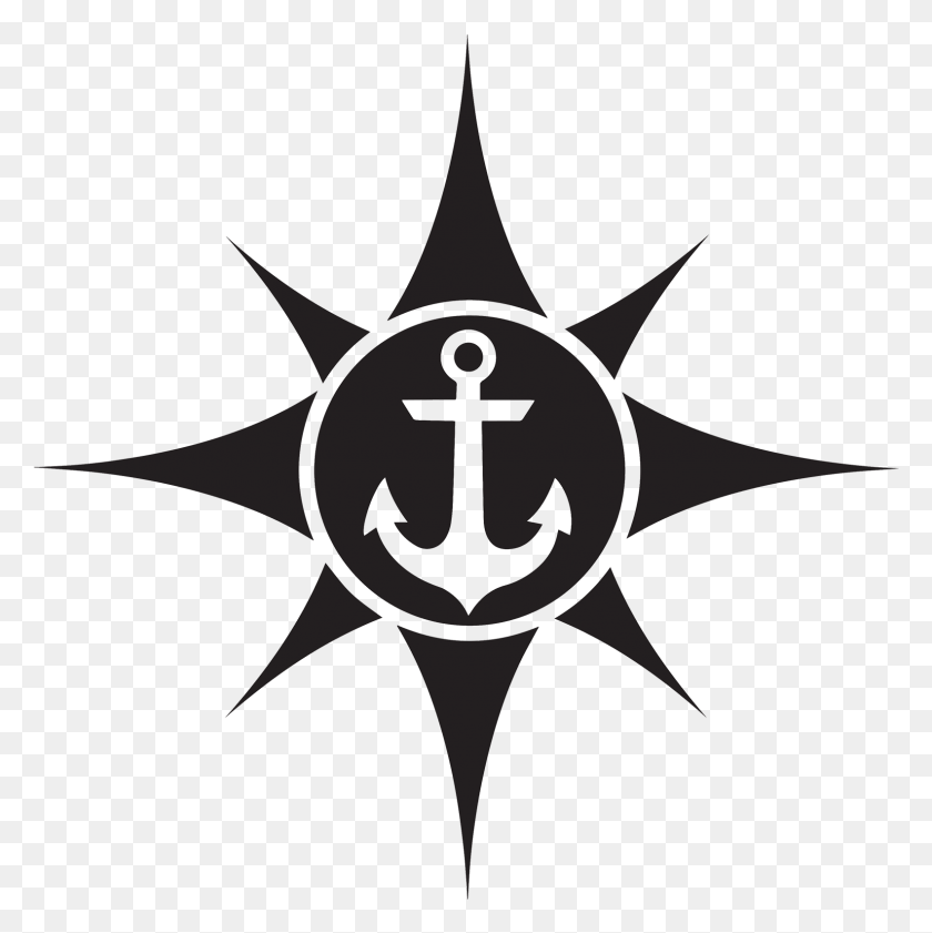 1583x1587 Логотип Компании Systems United Navy Northstar Icon, Компас, Крест, Символ Hd Png Скачать