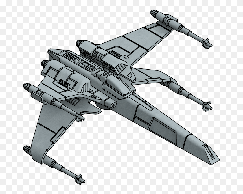 684x612 T 85 X Wing Fighter T 85 X, Spaceship, Aircraft, Vehicle HD PNG Download