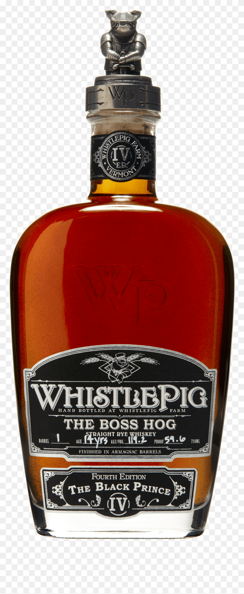 1881x4782 T Bhiv Transparent Bottle Shot Image Whistlepig Boss Hog The Black Prince Whiskey HD PNG Download