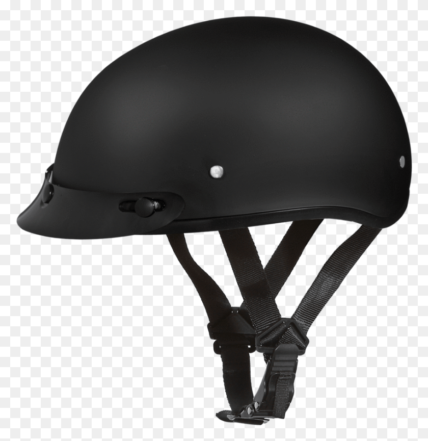 848x876 T Dull Black Cap Helmet With VisorClass Lazyload Half Shell Helmet, Clothing, Apparel, Crash Helmet HD PNG Download
