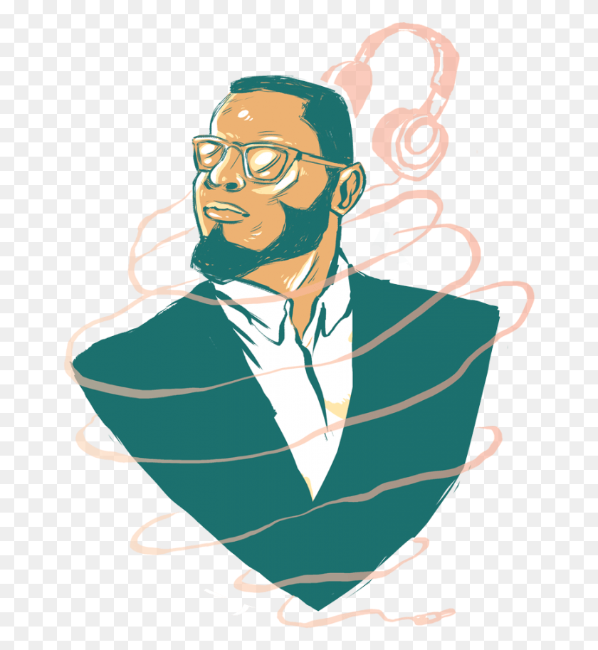 664x853 T Pain Joins The Mayhem Illustration, Person, Human, Glasses HD PNG Download