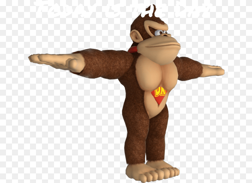 657x612 T Pose Donkey Kong, Baby, Person Clipart PNG