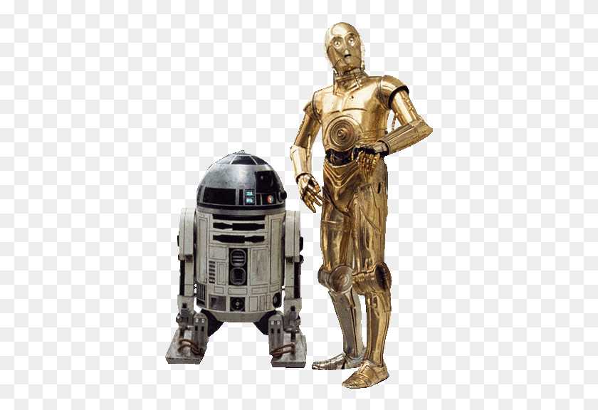 377x516 Прозрачный R2 D2 И C 3Po Not My Pic Звездные Войны Новая Надежда Кадры, Робот, Человек, Человек Hd Png Скачать