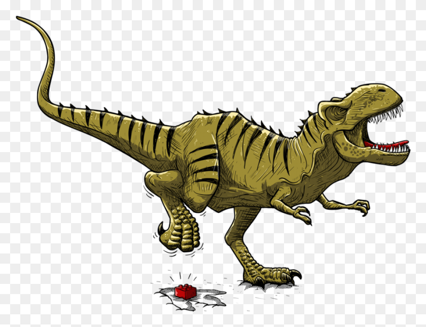 891x669 Футболка, Динозавр, Рептилия, Животное Hd Png Скачать