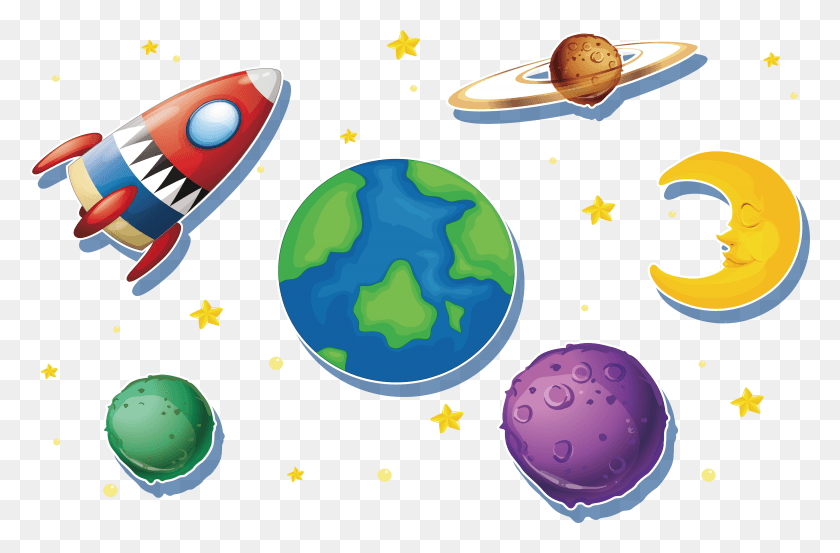 4160x2632 T Shirt Clip Spaceship And Planets, Astronomy, Outer Space, Space HD PNG Download