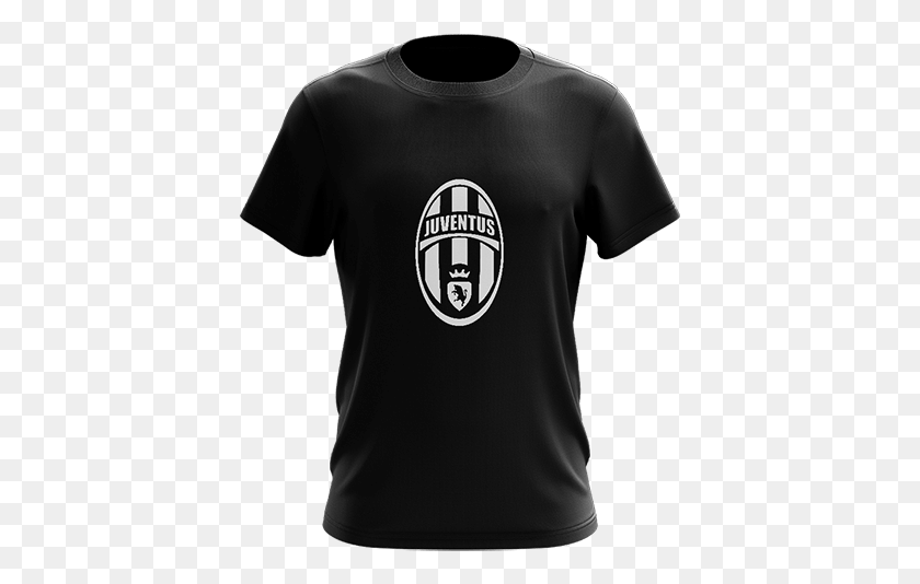 403x474 T Shirt Common Hemet Juventus Fc Black T Shirt Logo Icon, Clothing, Apparel, T-shirt HD PNG Download