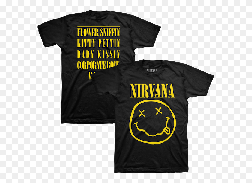 595x552 Descargar Png / Camiseta De La Tienda Oficial Nirvana39S Nirvana Outfits, Ropa, Ropa, Camiseta Hd Png