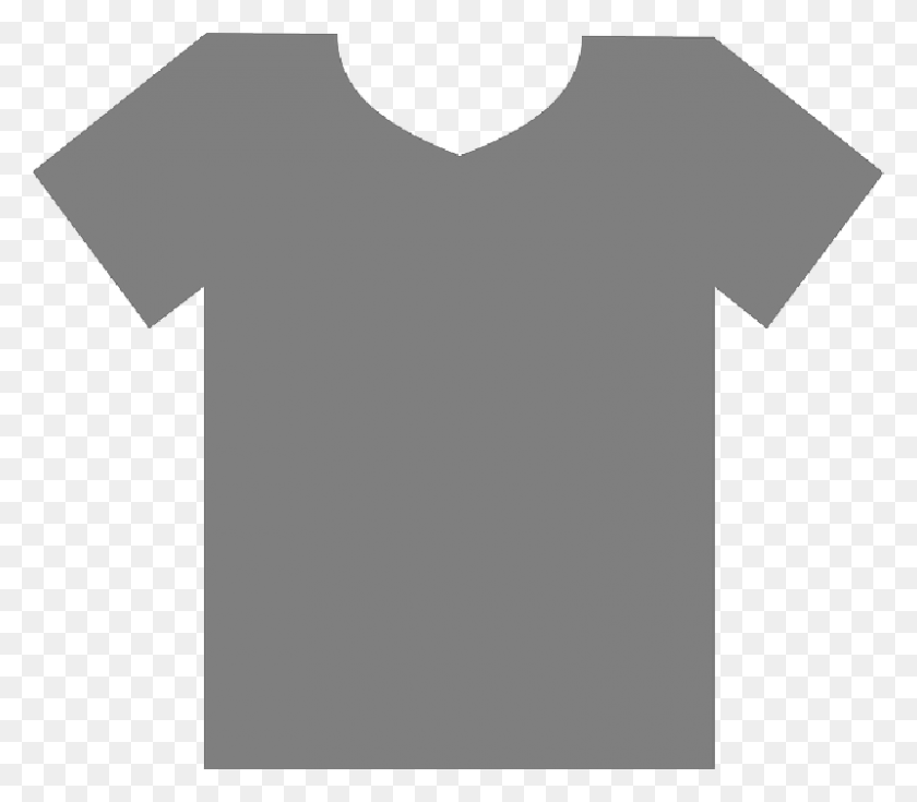 800x693 T Shirt Gray Blank Clothes Fashion Template Public Supreme, Clothing, Apparel, Shirt HD PNG Download