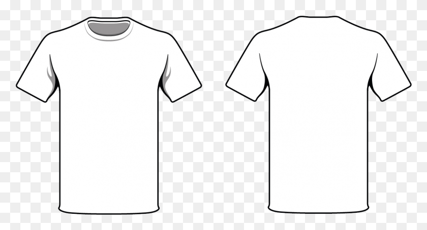 1189x602 T Shirt Template Photo Simple T Shirt Drawings, Clothing, Apparel, Shirt HD PNG Download