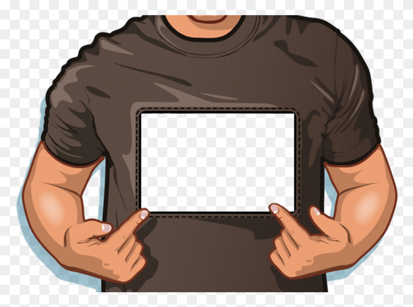 967x701 T Shirt With Electronic Display, Computer, Electronics, Tablet Computer HD PNG Download