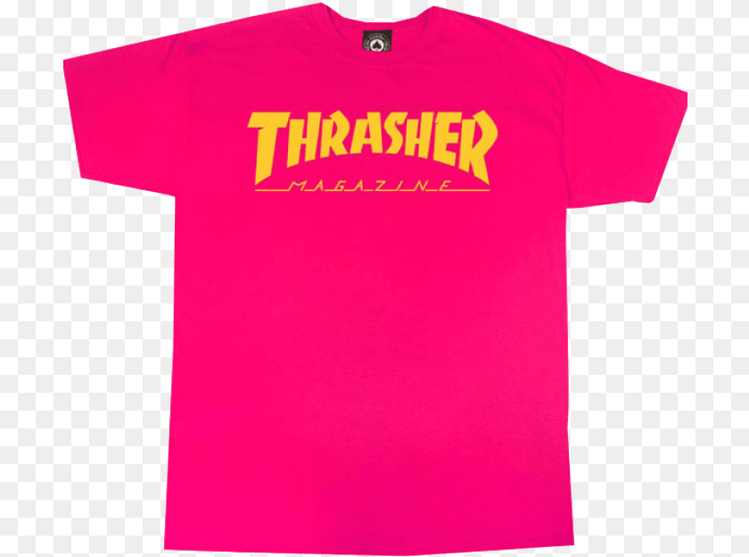 701x624 T Shirts Thrasher Skate Mag Thrasher Magazine, Clothing, Shirt, T-shirt Sticker PNG