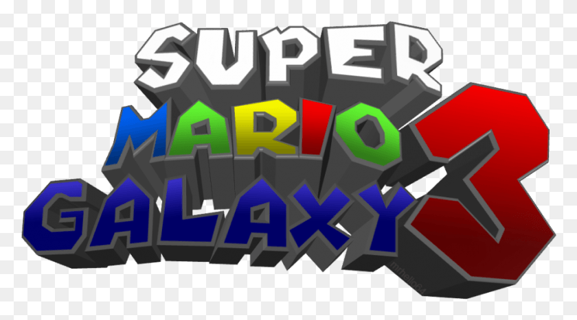935x489 T1284180314 Mario Galaxy 3 Logo, Graphics, Text HD PNG Download