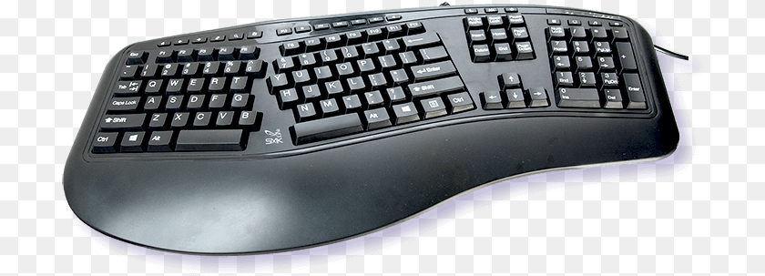 Taa Compliant Ergonomic Keyboard Ergonomic Keyboard Transparent, Computer, Computer Hardware, Computer Keyboard, Electronics Sticker PNG