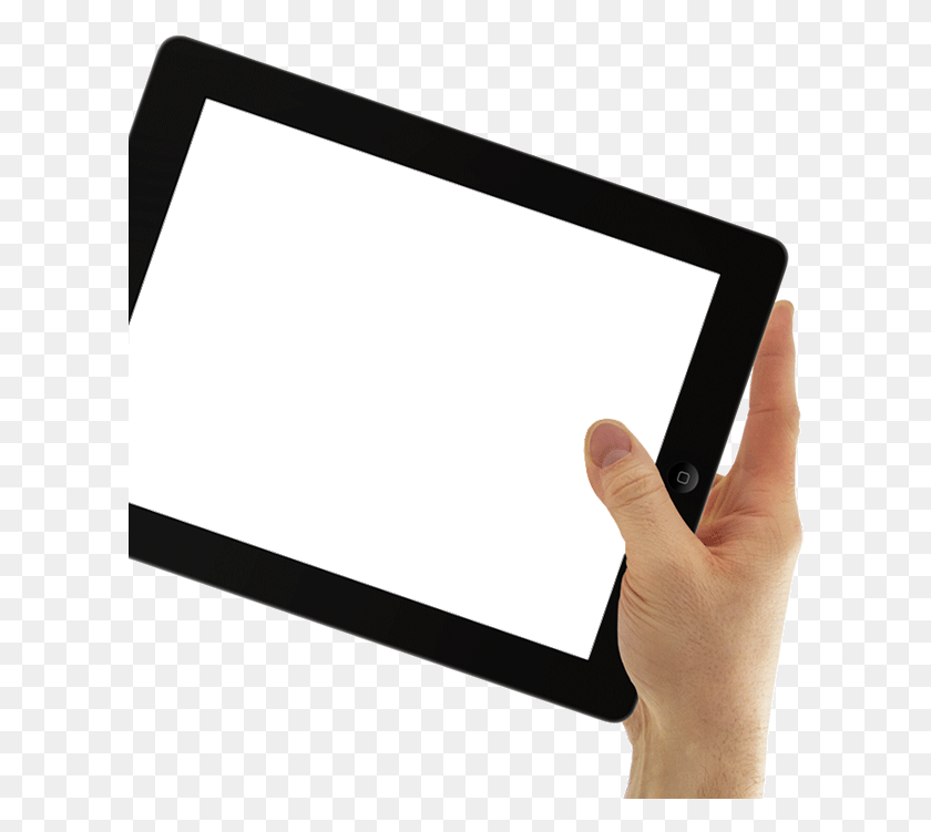 610x691 Tab Tablet In Hand Tech Pngriver Com Ipadhands Hand, Computer, Electronics, Tablet Computer HD PNG Download