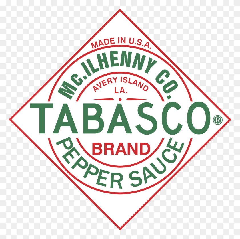 2191x2177 Tabasco Logo Transparent Label, Text, Ketchup, Food HD PNG Download