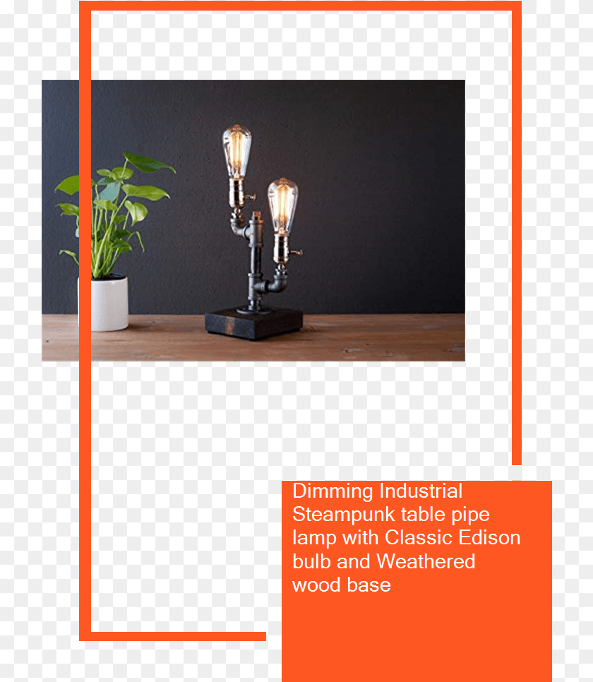 Table, Lamp, Plant, Potted Plant, Flower PNG