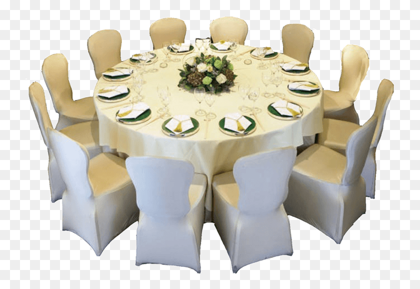 740x518 Table And Chair Clothes Spandex, Tablecloth, Furniture, Dining Table HD PNG Download