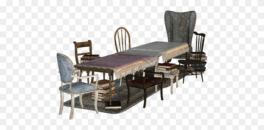 485x355 Table Cloth, Furniture, Chair, Dining Table HD PNG Download