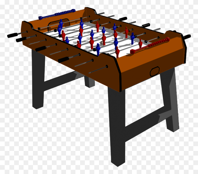 800x696 Table Foosball Clip Art Foosball Clipart Transparent, Person, Human, Game HD PNG Download