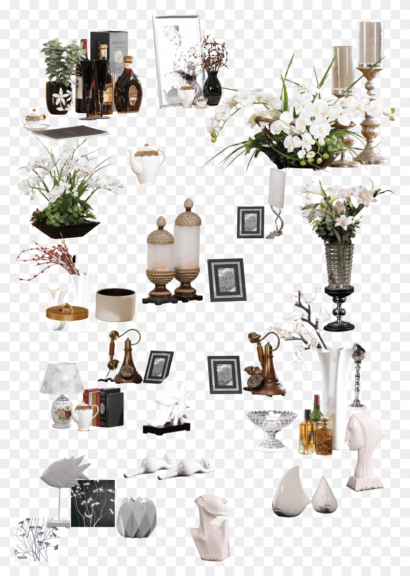 2302x3308 Table Furniture Decor Flower Image Table Decor Transparent Background HD PNG Download