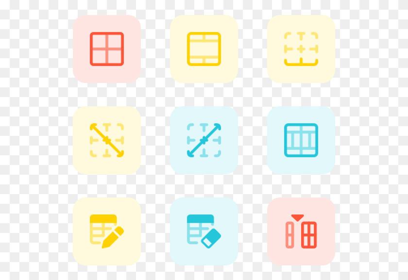 541x517 Table Grid Icon, Number, Symbol, Text HD PNG Download