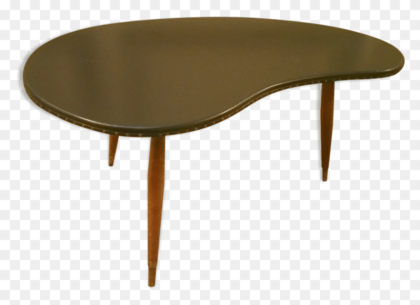 1249x882 Table Low Tripod 5060s Black Skai Kidney Shape Coffee Table, Furniture, Coffee Table, Lamp HD PNG Download