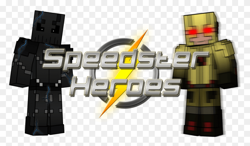1856x1026 Descargar Png / Minecraft Mod Speedster Heroes, Pac Man, Juguete, Texto Hd Png