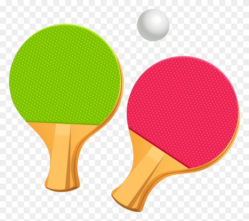 4866x4283 Table Tennis Ping Pong Paddles Vector Clipart Ping Pong, Racket, Tennis Racket, Sport HD PNG Download