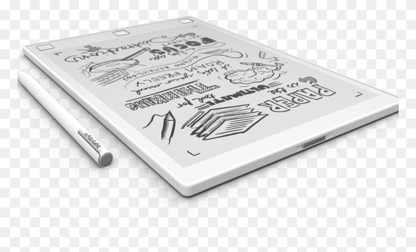 771x450 Tablet Aims To Mimic Real Paper And Ink Digital Paper E Ink Tablet, Text, Tabletop, Furniture HD PNG Download