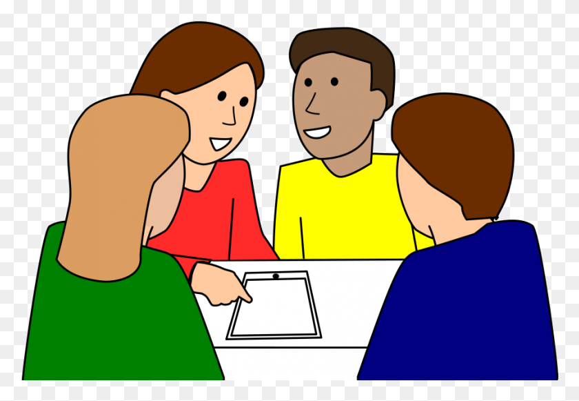 898x600 Tablet Group Group Work, Student, Person, Human HD PNG Download