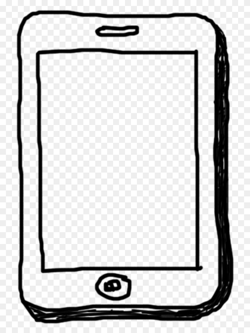 736x1059 Tablet Pc Electric Doodle Image Iphone Icon Doodle, Gray, World Of Warcraft HD PNG Download